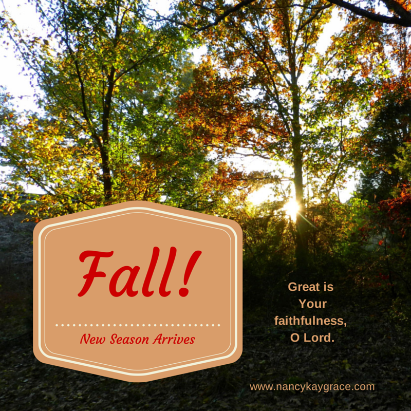 Fall! New Season Arrives