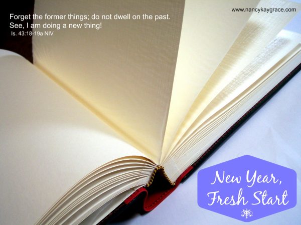new year blank page