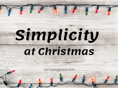 Simplicity at Christmas