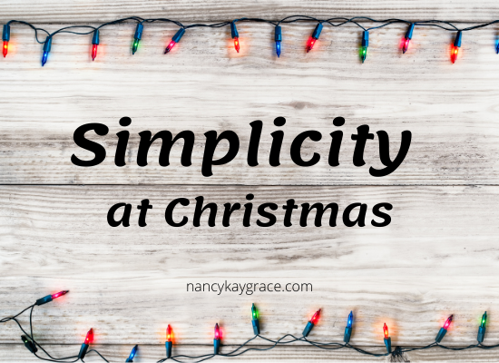 Simplicity at Christmas