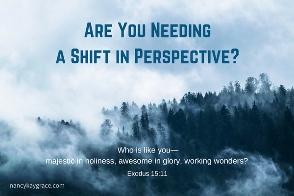 Are You Needing a Shift in Perspective?