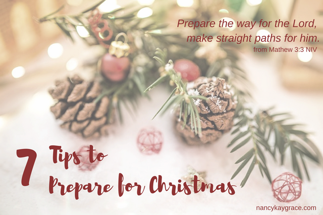 7 tips to prepare for Christmas