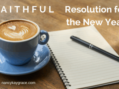 faithful resolution for the New Year
