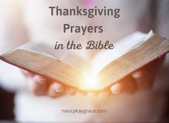Thanksgiving Prayers In the Bible