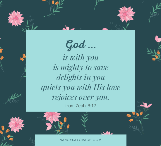 God's love in Zeph 3.17