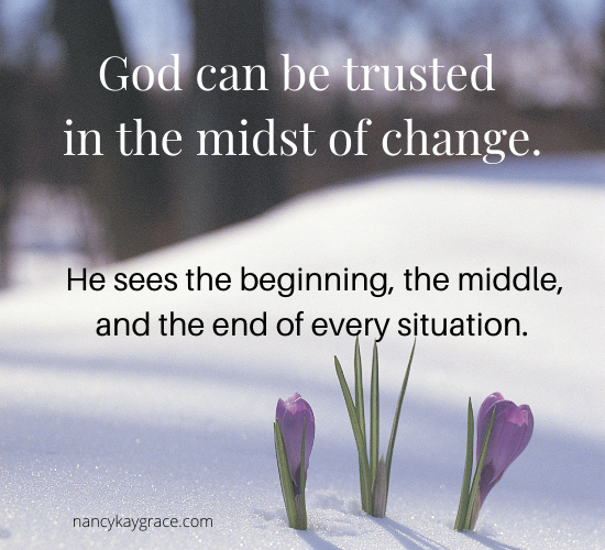 Trust God in Change