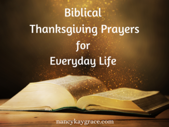 biblical Thanksgiving Prayers