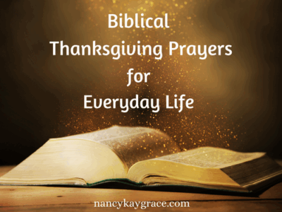 biblical Thanksgiving Prayers